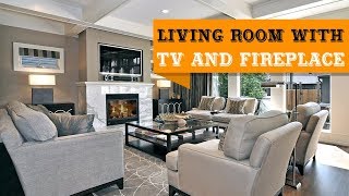 60 Multifunctional Modern Living Room Designs with The TV and Fireplace [upl. by Hcardahs]