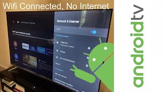 Solved 2021  Android TV Wifi Connected No Internet Problem  Wifi has no internet access [upl. by Goer]