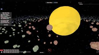 ROBLOX Solar System Simulator Showcase [upl. by Nnaylloh]