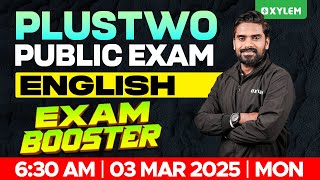 Plus Two Public Exam English  Exam Booster  Xylem Plus Two [upl. by Dwyer]