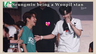 Seungmin being a Wonpil Stan [upl. by Jory]