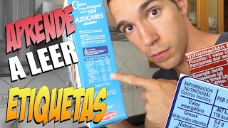 APRENDE A LEER ETIQUETAS NUTRICIONALES [upl. by Yeleek369]