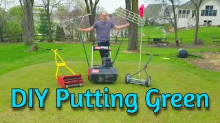 Back Yard DIY Putting Green Everything You Need to Know [upl. by Clotilde477]