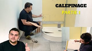 Comment Démarrer une Pose de Carrelage au MUR  CALEPINAGE 1 [upl. by Shanahan]