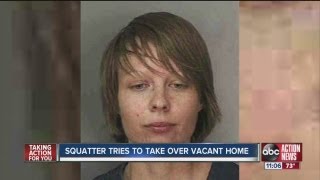 Squatter tries to take over vacant home [upl. by Nnyleahs]