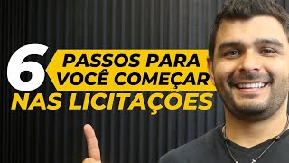 PASSO A PASSO PARA VOCÊ COMEÇAR NAS LICITAÇÕES [upl. by Lacombe]