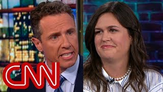 Watch Chris Cuomos full interview with Sarah Sanders [upl. by Eahsed]