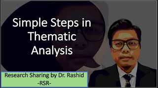 Simple Steps in Thematic Analysis [upl. by Waligore]