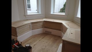 How To Make A Banquette Bench W Storage Part 1 [upl. by Rus]