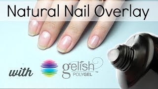 PolyGel overlay on Natural Nails [upl. by Zavras90]