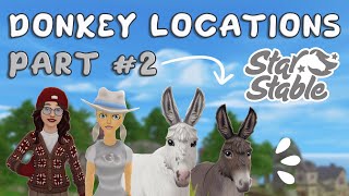 Donkey Locations  Part 2 🫏  Star Stable Online [upl. by Ancel536]