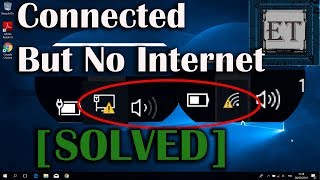 How To Fix WiFi Connected But No Internet Access Windows 10 8 7 [upl. by Oludoet]