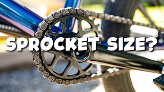 Best BMX Sprocket Size [upl. by Launam947]