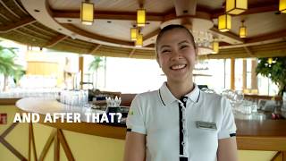 Bar Waitress  Maria  AIDA Cruise [upl. by Sherard]