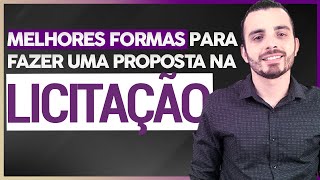 Se você quiser fazer um modelo de proposta de LICITAÇÃO você consegue fazendo isso [upl. by Linzer]