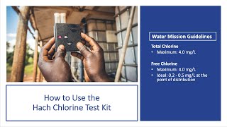 How to Use the Hach Chlorine Test Kit [upl. by Ginnifer]