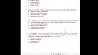 CONTOH SOAL UJIAN DINAS TINGKAT 1 PART 1 [upl. by Ardna742]