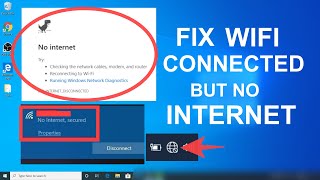 How To Fix WiFi Connected But No Internet Access On Windows 10  5 Ways [upl. by Teddi]