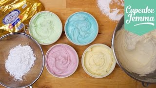 Buttercream Masterclass How to make Perfect Buttercream Icing  Cupcake Jemma [upl. by Koller]