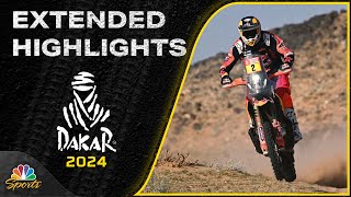 Stage 3  2024 Dakar Rally  EXTENDED HIGHLIGHTS  1824  Motorsports on NBC [upl. by Ahsikym]