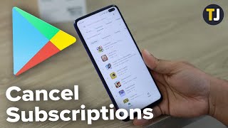 How to Cancel a Subscription in Google Play [upl. by Lamrej]