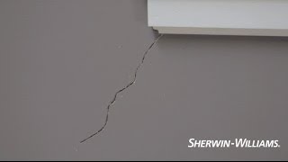 How to Fix Cracks in Drywall  SherwinWilliams [upl. by Martens]