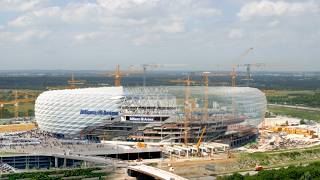 Allianz Arena Munich Germany time lapse  panTerra [upl. by Tsugua119]