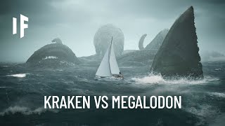 What If a Megalodon Shark Fought the Kraken [upl. by Solberg999]