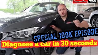 How to diagnose a car in 30 seconds [upl. by Settle]