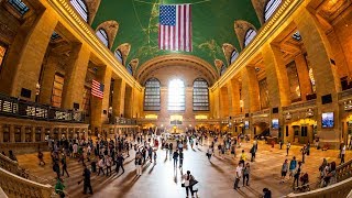 Walking Tour of Grand Central Terminal — New York City 【4K】🇺🇸 [upl. by Malinin]