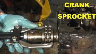 Crankshaft Sprocket Removal [upl. by Roger]