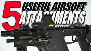 5 Useful Airsoft Attachments [upl. by Annaej]