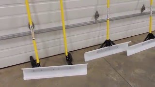 quotTHE SNOWPLOWquot Snow Shovel 48 inch amp 36 inch overview comparison [upl. by Nelda857]