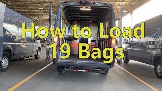 Amazon Delivery Van Load Out with 19 Bags [upl. by Kilroy]