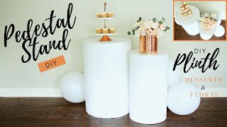 Pedestal Stand DIY  DIY Plinths [upl. by Radborne]