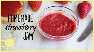 EAT  Homemade Strawberry Jam [upl. by Annahvas]