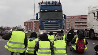 Slakteriblockad i Kristianstad [upl. by Asirrak]