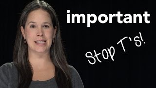 How to Pronounce IMPORTANT  American English [upl. by Sitoiyanap]