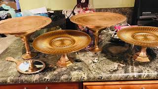 DIY Dollar Tree Cake Stands [upl. by Swerdna]