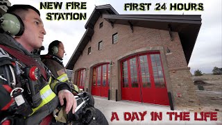 First 24 Hours in a New Fire Station  A Day in the Life [upl. by Ellemac]