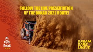 Dakar2022  Follow the presentation of the official Dakar 2022 route live [upl. by Hsekar]