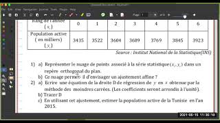 Bac Eco 2 Exercices corrigés Statistiques [upl. by Ellenej]