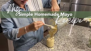 How to Make Homemade Mayonnaise in a Vitamix Blender  Quick amp Easy Recipe [upl. by Lamoureux810]