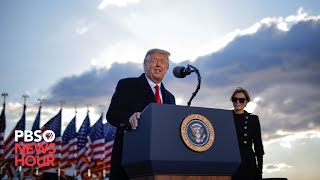 WATCH Donald and Melania Trump say goodbye in final remarks of his presidency [upl. by Delilah]