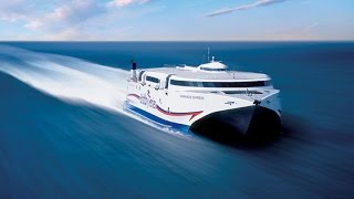 Normandie Express  Brittany Ferries High Speed Ferry [upl. by Ethyl]