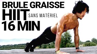 16 MIN HIIT pour PERDRE DU VENTRE SANS MATÉRIEL [upl. by Ed313]