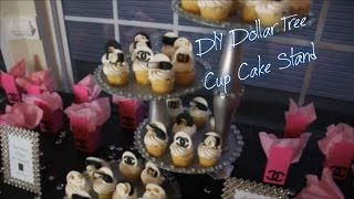 DIY Dollar Tree Cupcake Stand [upl. by Chappy918]