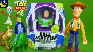 Thinkway Toys Buzz Lightyear Signature Collection Interactive Woody Bo Peep Forky Toy Story 4 Toys [upl. by Artenak776]