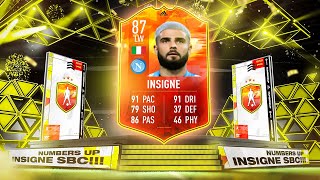 Lorenzo Insigne Numbers Up SBC [upl. by Euqinobe]