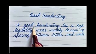 How to improve Handwriting  Good handwriting  Handwriting Practice [upl. by Fadas]